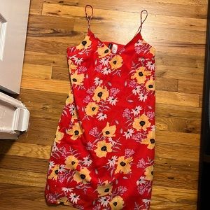 H&M Mini Dress Floral Size 6